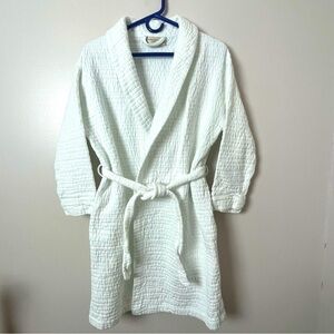Nani Ricci Maison Cotton House Robe – Size Medium – White